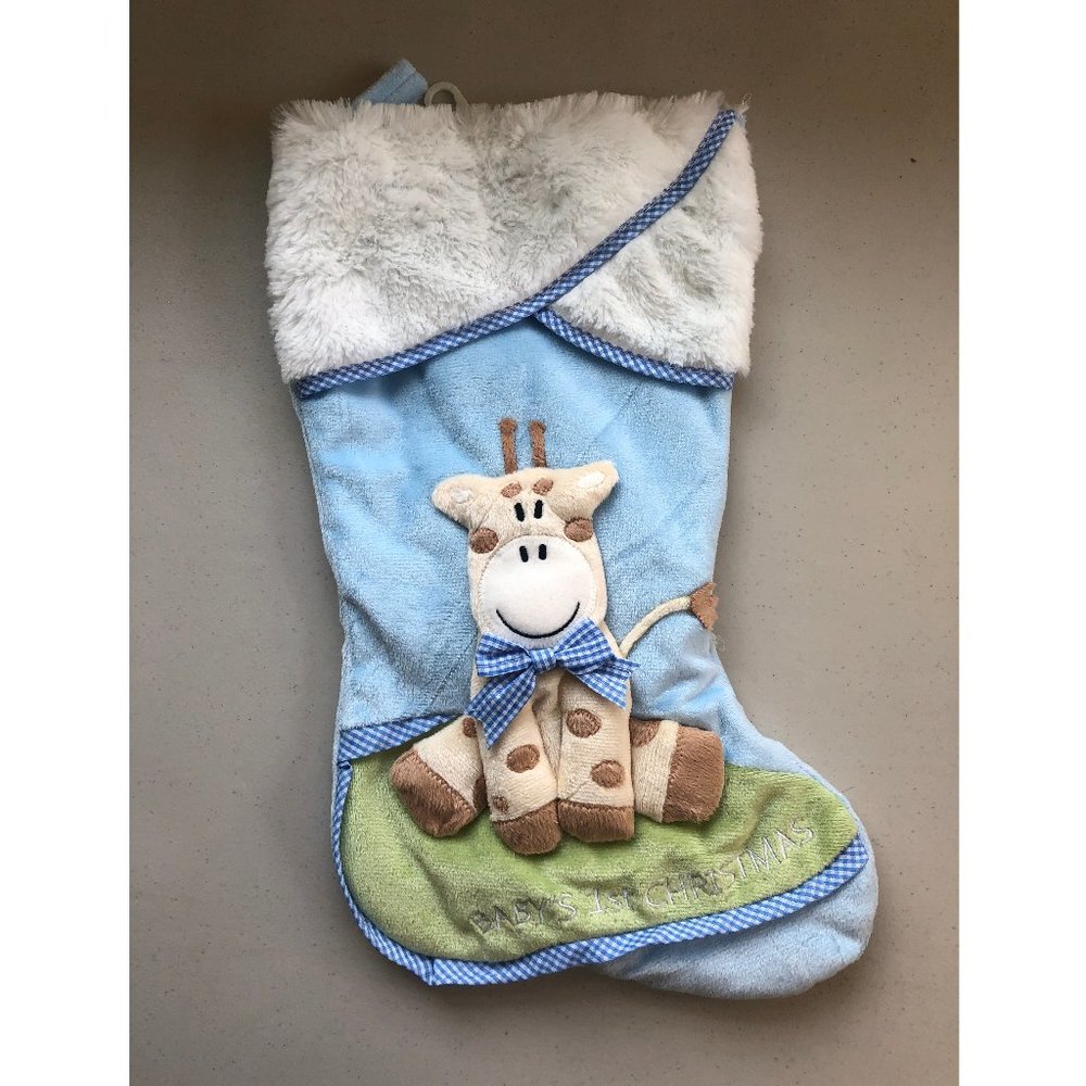 Christmas Stocking Giraffe Baby's First Christmas